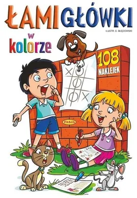 Immagine prodotto di Książka dla dzieci Edukacyjna z naklejkami i łamigłówkami 3-6 lat