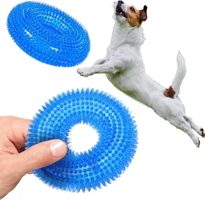 Productafbeelding van Rond kauwspelletje van rubber voor honden