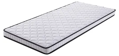 Produktbild von Federkernmatratze 90x200 cm H3 10 cm gerollte Matratze mit ergonomischen Modulen und Entlastung der Lendenwirbelsäule