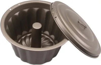 Produktbild von Städter 'Wasserbadform mit Deckel ø 20 cm / H 14 cm'