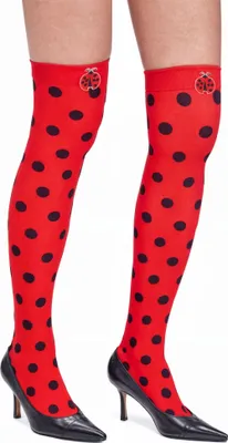 Produktbild von Overknees Marienkäfer Strümpfe