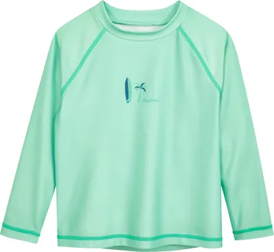 Immagine prodotto di Playshoes, maglietta a maniche lunghe unisex per bambini, modello rash-guard, colore verde acqua, taglia 134