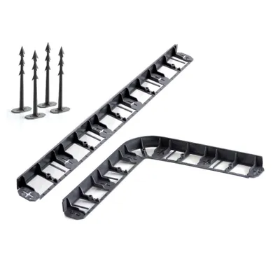 Obrázok produktu pre Záhradný obrubník 800x8,4x4,5 cm čierna