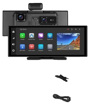 Zdjęcie produktu dla Carplay, radioodtwarzacz multimedialny, ekran dotykowy 10,25 cala, obsługa CarPlay i Android Auto, tylko monitor