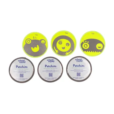 Produktbild von School Mood 6er Patchy-Set Yellow Monsters