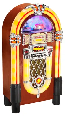 Produktbild von Karcher JB 6604 Jukebox (CD-Player, Radio, MP3-Wiedergabe via USB, Retro-Design und Lightshow)