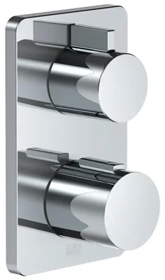 Obrázek produktu pro Dornbracht LULU termostat pro zapuštěnou montáž s dvoucestnou regulací průtoku, sada pro konečnou montáž, 36426710-00
