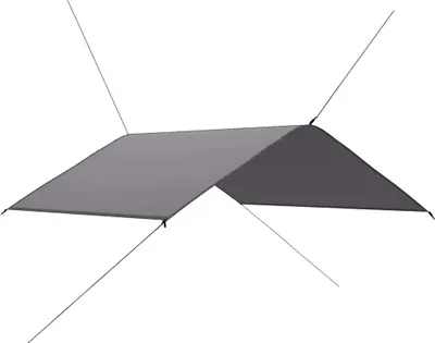 Obrázok produktu pre vidaXL Outdoor-Tarp 4x4 m Grau