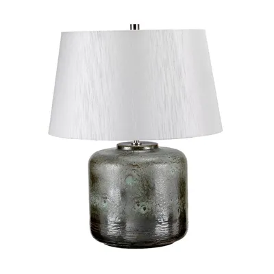 Immagine prodotto di Lampada da tavolo in porcellana Columbus, grigio grynszpan, 1xE27x60W, porcellana, dimensioni: 54x43x25 cm, IP20, Elstead