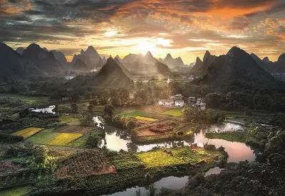 Image de Puzzle Clementoni 2000 HQ Vue De Chine 32564