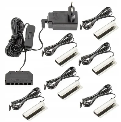 Produktbild von Furnika 6x LED-Klipsleuchten für Glasvitrinen Tageslichtweiß