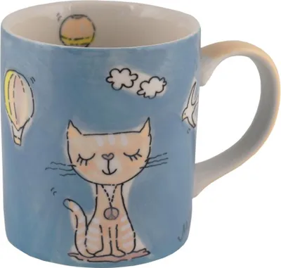 Produktbild von Mila Keramik-Becher Katze Daydream