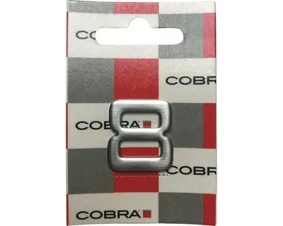 Obrázek produktu pro Domovní číslo "8" nerezová ocel, nalepovací, 2,5 cm