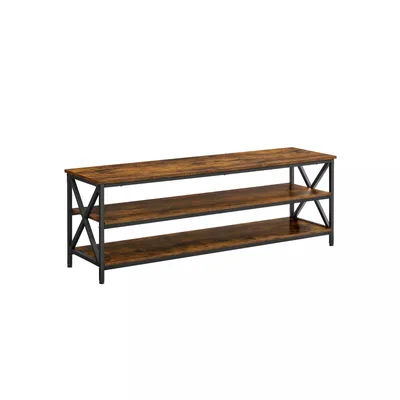 Produktbild von In And OutdoorMatch TV-Schrank Industrial Igor - Möbelschrank - Holz - Braun/Schwarz - 147x40x50cm