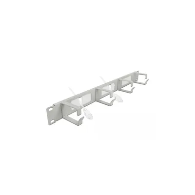 Immagine prodotto di DELOCK 19" Kabelmanagement Bürstenleiste 4 Bügel 1 HE grau