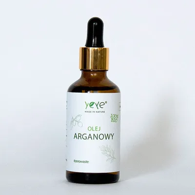 Zdjęcie produktu dla Olej arganowy BIO zimnotłoczony nierafinowany 50ml YEYE Nature