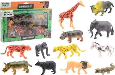 Produktbild von Wildlife Spielset 12-teilig in Box