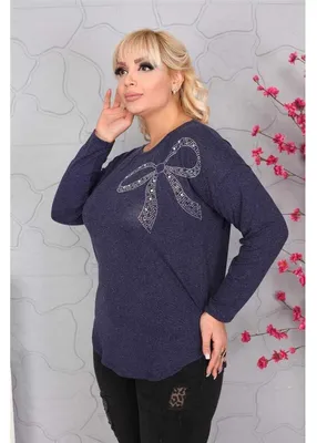 Produktbild von Damen Longshirt Langarm mit Muster Nieten; Muster5/S/M