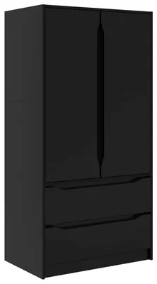 Immagine prodotto di Armadio con ante VidaXL, nero, 79,5 x 49 x 156 cm, materiale a base di legno