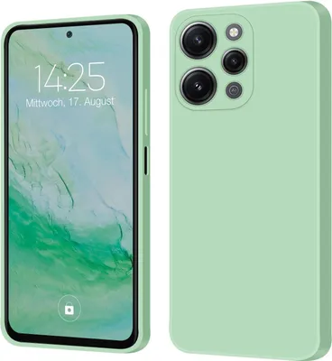 Produktbild von Hülle für Xiaomi Redmi 12 Case Cover Bumper Silikon Softgrip Schutzhülle Farbe: Türkis