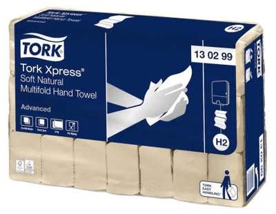 Immagine prodotto di TORK 130299 Papierhandtücher 130299 H2 Advanced Interfold-Falzung 2-lagig 3.780 Tücher