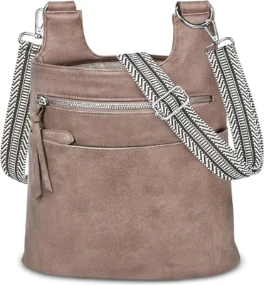 Obrázok produktu pre TEUEN taška cez rameno Dámy strednej veľkosti štýlovéPolyuretánkožené crossbody taška s Tassel Zip