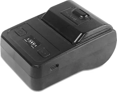 Image de INF Imprimante Thermique Portable Bluetooth 58mm - Connectivité USB, 1 Pièce Le noir