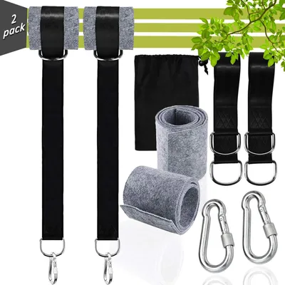 Obrázok produktu pre Sada Popruhov na Houpaciu Sieť 2 Kusy, Max 2200lbs, Pre Vonku, Kempovanie, Záhradu