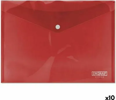 Obrázek produktu pro Obálka Ingraf se sponou a4 červená