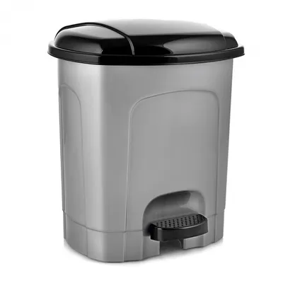 Obrázok produktu pre Pedálový odpadkový kôš plastový šedý 21 l