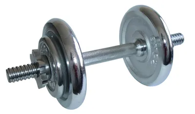 Produktbild von Einhand-Ladehantel, Chrom 8,5 kg