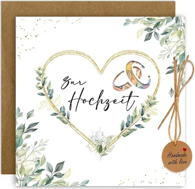 Image de BOYATONG Cadeau d'argent Mariage Emballage Enveloppes Carte de mariage Couple de mariés Carte de vœux