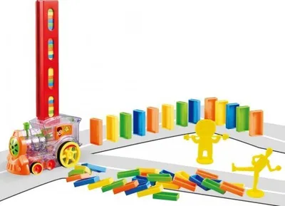 Image de La petite machine avec un domino