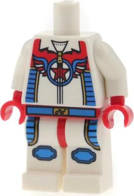 Produktbild von 1x Lego Torso Beine Minifiguren Serie 7 Stuntman col103 970c01pb09 973pb1115