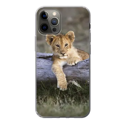 Produktbild von MuchoWow® Handyhülle Schutzhülle Hülle für iPhone 12 Pro Jungtier - Tier - Natur Silikon Softcase Handy Hülle - Abdeckung