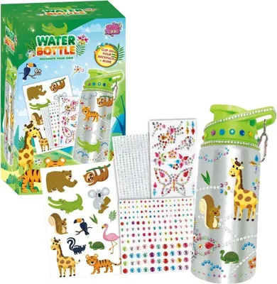 Produktbild von Kreativset Wasserflasche Tiere