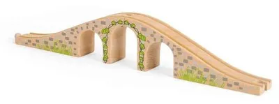 Productafbeelding van Houten Drieboogbrug - Geschikt voor diverse treinsets