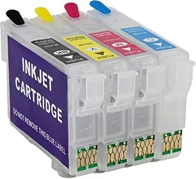 Image de Cartouches d'encre rechargeables compatibles avec Epson T29 XL pour les modèles XP-235, 245, 247, 255, 257, 332, 335, 342, 345, 352, 355, 432, 435, 442, 445, 452 et 455