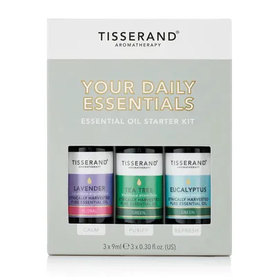 Produktbild von Essential Oil Kit 100% Ihr tägliches Essentials-Kit 3 x 9 ml TISSERAND