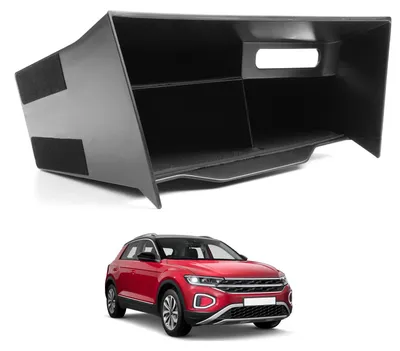 Immagine prodotto di Contenitore portaoggetti ASZSK per la console centrale, compatibile con VW T-Roc dal 2018 al 2026