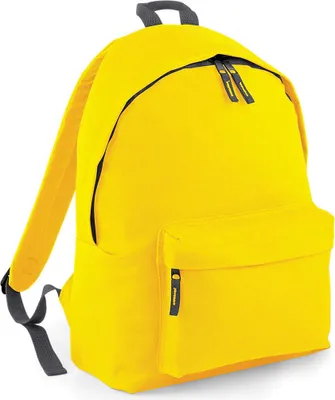 Immagine prodotto di BagBase BG125 | Zaino / Rucksack originale | 31 x 42 x 21 cm - Colore: Giallo/Grigio Grafite - Dimensioni: 31 x 42 x 21 cm