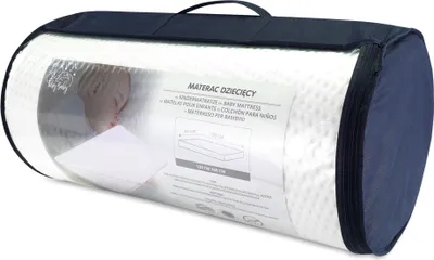 Obrázok produktu pre Detský matrac 60 x 120 cm - matrac cestovnej postieľky rolovací cestovný matrac s transportným vakom skladací matrac skladací matrac penový matrac