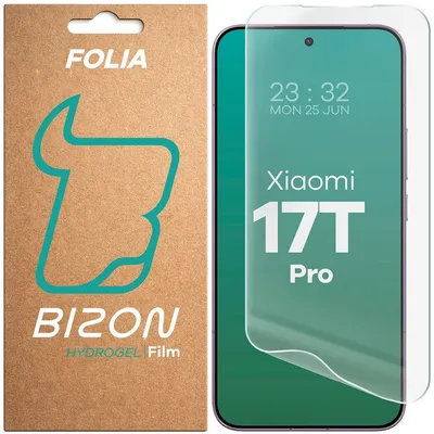 Produktbild von Hydrogel Folie für den Bildschirm für Xiaomi 17T Pro, Bizon Film Hydrogel Front, 1 Stück