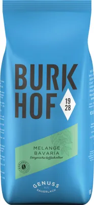 Produktbild von Kaffee GENUSSRÖSTUNG Melange Bavaria von Burkhof, 1000g Bohnen