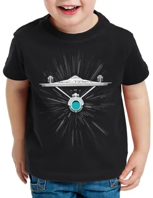 Produktbild von style3 Enterprise Warp Kinder T-Shirt ncc-1701 kirk spock