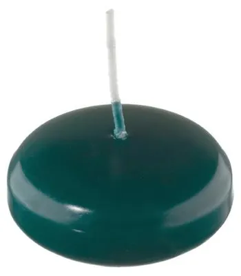 Produktbild von Schwimmkerzen Dunkelgrün 26 x Ø 42 mm, 8 Stück