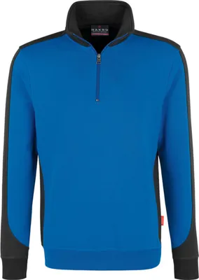 Immagine prodotto di Hakro Zip-Sweatshirt Contrast Performance, royal, Unisex-Größe: S