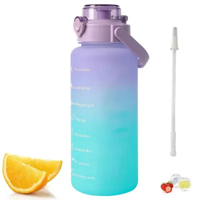 Obrázok produktu pre Foxter 2572 Fľaša na vodu s denným pitným režimom 1500 ml modrooranžová