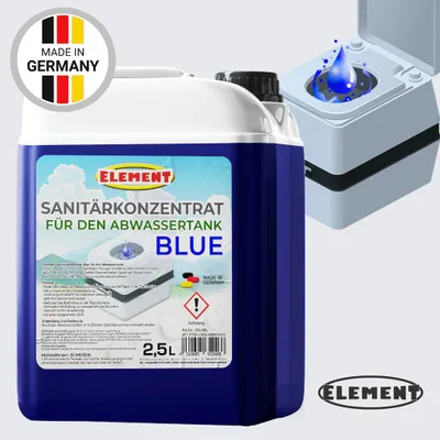 Produktbild von Sanitärflüssigkeit I 2.5 Liter I Sanitärkonzentrat I Campingtoilette Abwassertank WC I BLUE I Sanitärflüssigkeit für Abwassertank der Campingtoilette