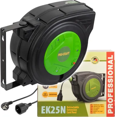Obrázok produktu pre Procraft EK25N Samonavíjací predlžovací kábel 25 m